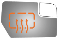 SIDE VIEW MIRROR HEATED